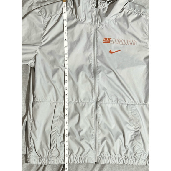 Texas Longhorns NCAA Women’s Nike Rain Repel Gray Full Zip Hooded Jacket Sz S - Picture 7 of 8